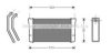 AVA QUALITY COOLING BW6080 Heat Exchanger, interior heating